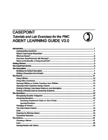 CasePoint Agent Learning Guide