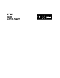 BT&E User Guide